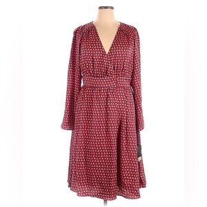 Halogen Faux Wrap Dress